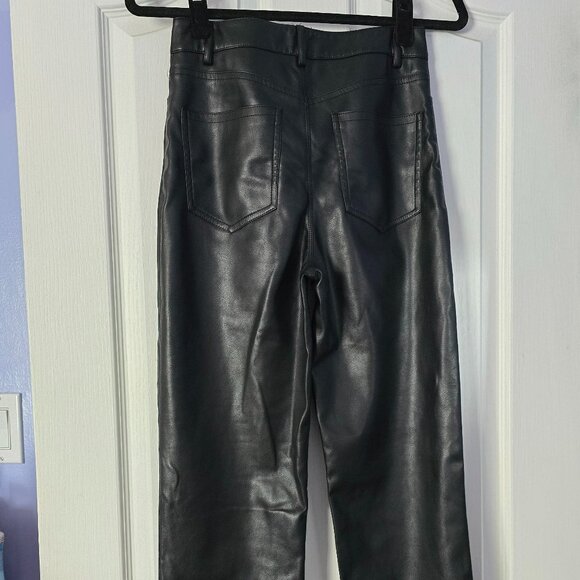 Dynamite faux leather straight leg pant - Picture 3 of 4